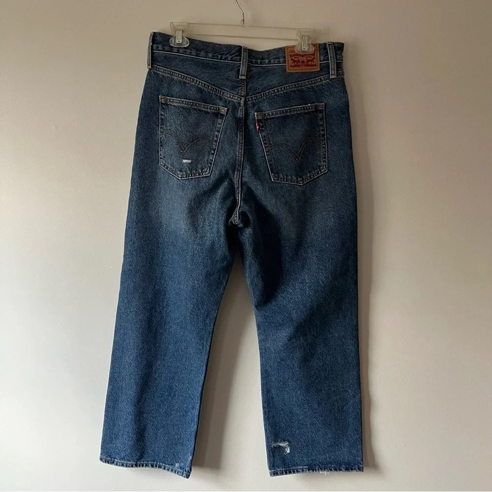 Levi's Ribcage Staight Ankle Jeans 31 - Picture 4 of 6